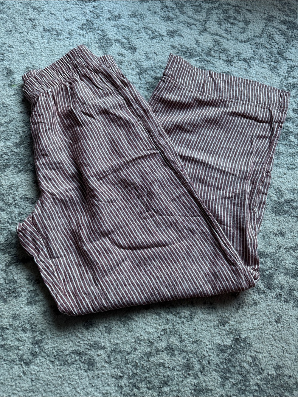Old Navy Striped Elastic Waist Wide Leg Pants